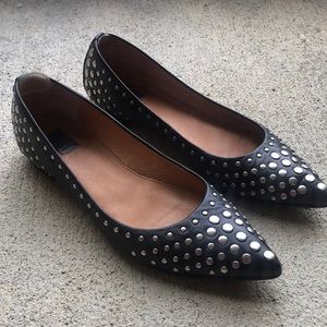Frye Sienna Studded Flats size 7